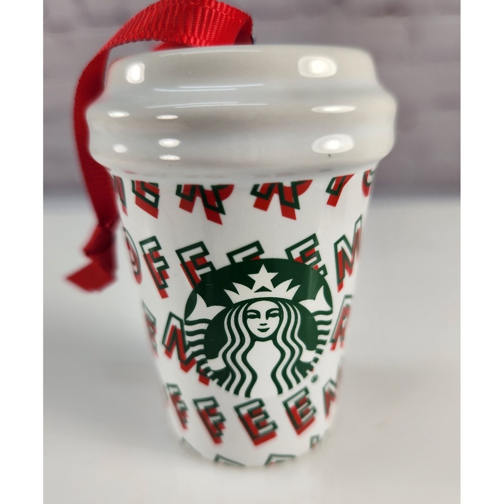 Starbucks 2019 Holiday Cup Christmas Ornament